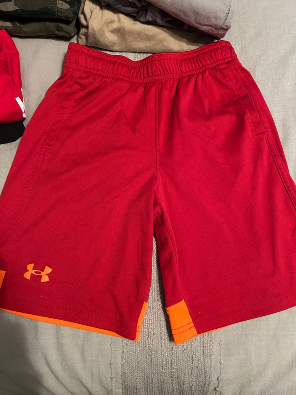 Old Navy Kids Shorts Lot - Red, Black, Gray, Tan, Camo gap Reebok vans 10/12 - Picture 16 of 16